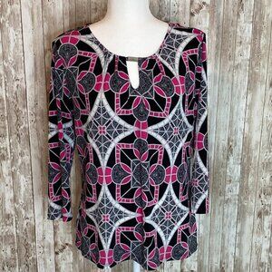 Women's NY & Company 3/4 Sleeve Blouse size Large